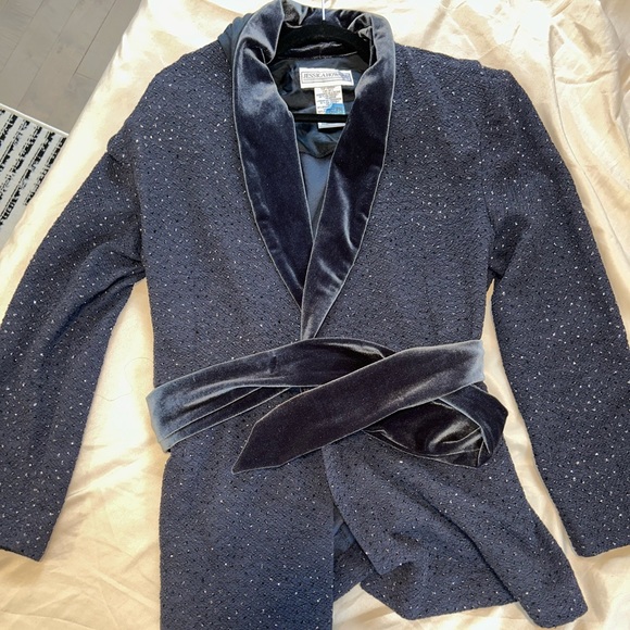Robe blazer… little jewels… elegant! Grey color - Picture 1 of 8
